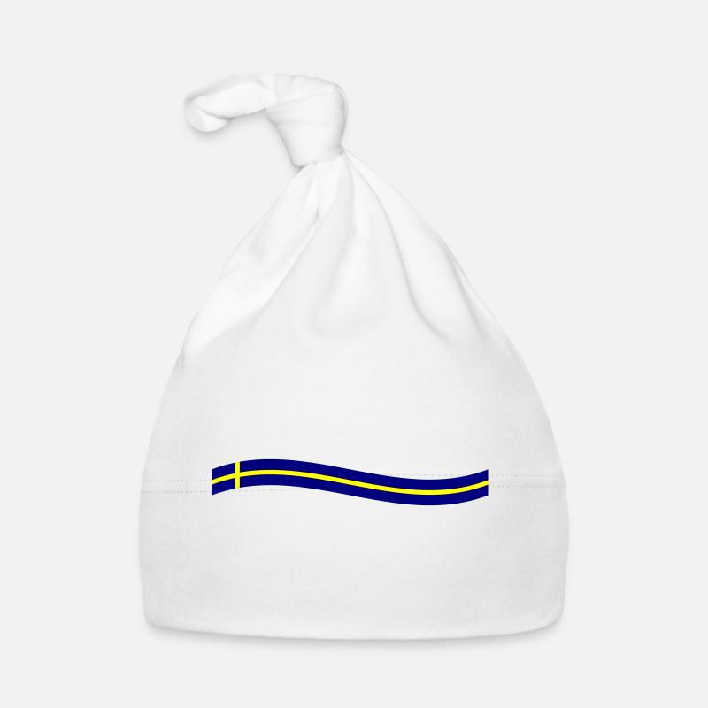 Sweden flag icon Organic Baby Cap