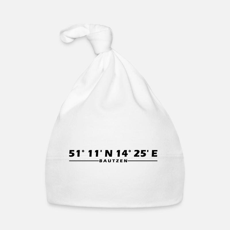 Bautzen coordinates Organic Baby Cap