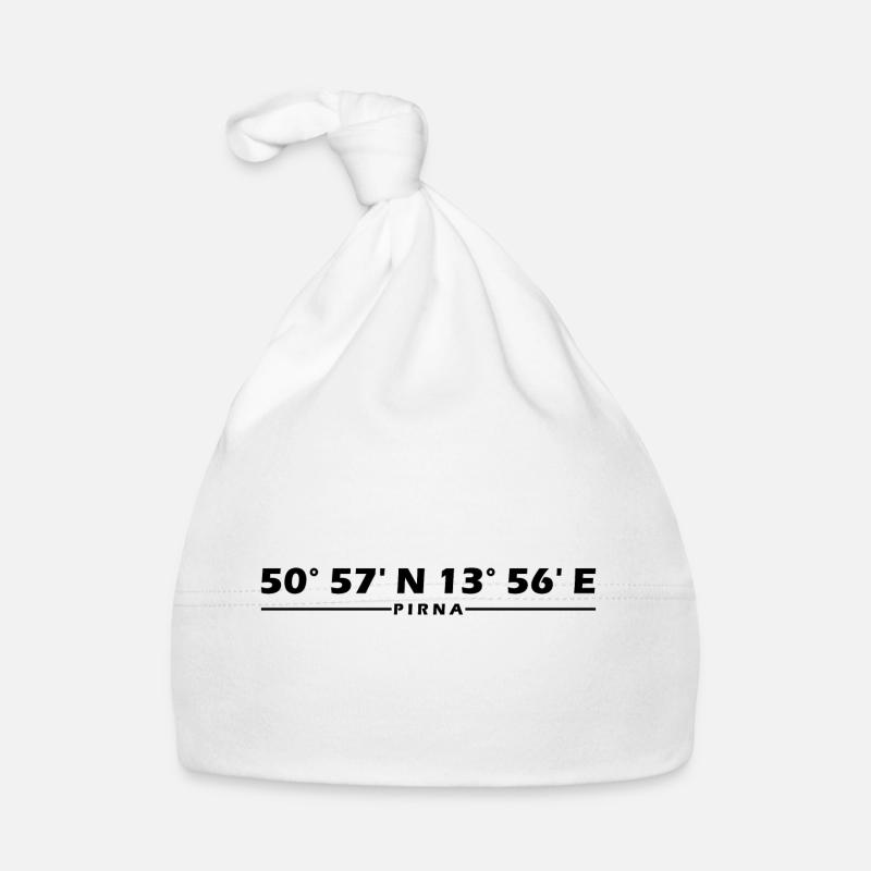 Pirna Coordinates Organic Baby Cap