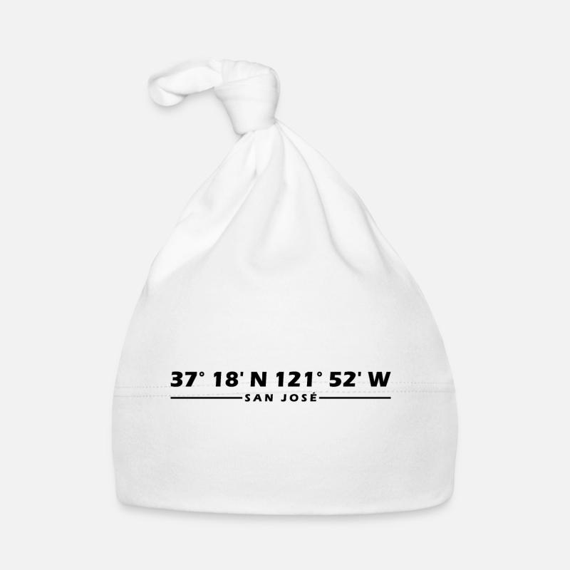 San José Coordinates Organic Baby Cap