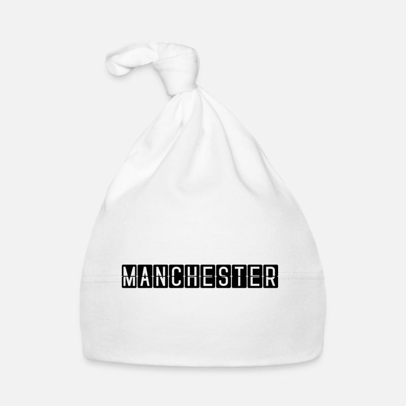 Panneau de l’aéroport de Manchester Bonnet bio Bébé