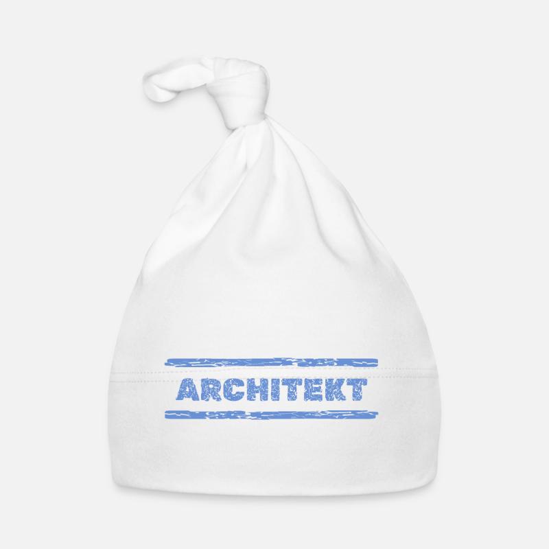 Architekt als Beruf Baby Bio-Mütze