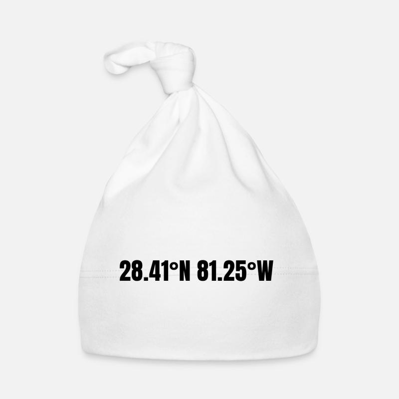 Orlando, Florida, USA Coordinates Organic Baby Cap
