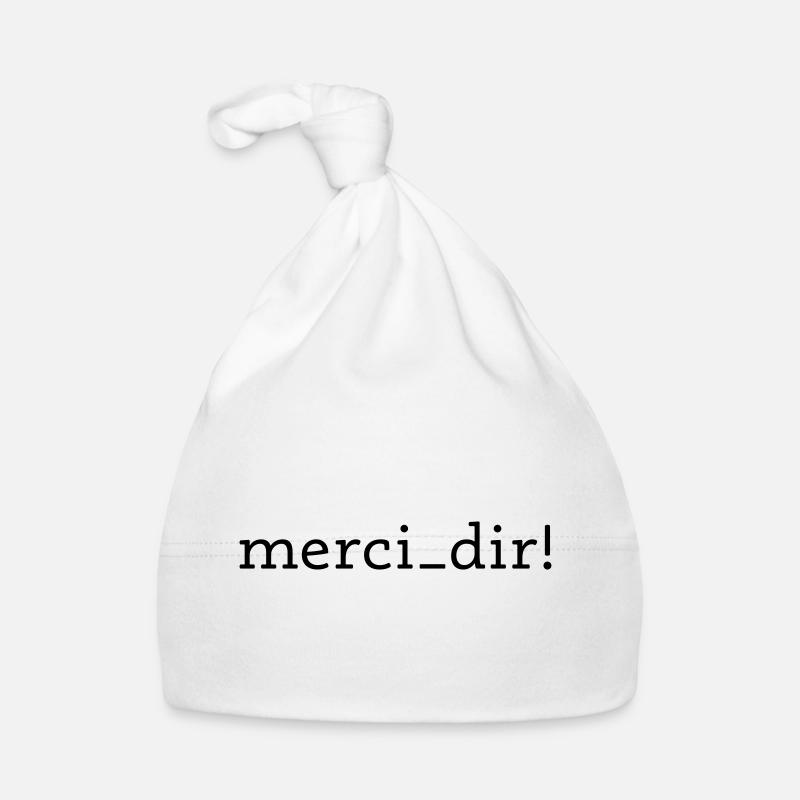 merci dir! Baby Bio-Mütze