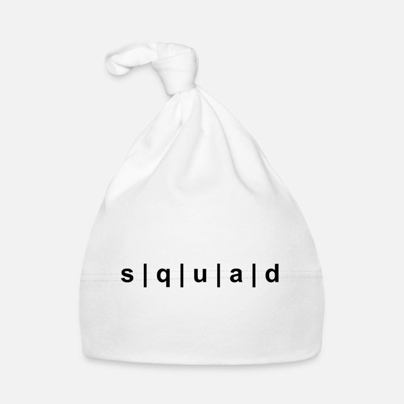 SQUAD schwarz Baby Bio-Mütze