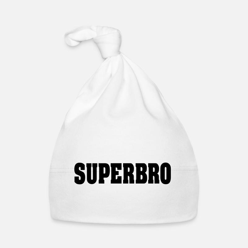 Meilleure idée cadeau De Frère Cool Bro Hero Bonnet bio Bébé