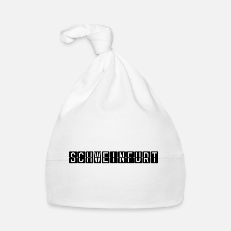 Panneau de l’aéroport de Schweinfurt Bonnet bio Bébé