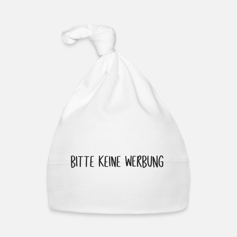 Bitte keine Werbung Baby Bio-Mütze