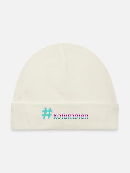 Kolumbien Kolumbien - Baby Bio-Mütze - Weiß - Vorne