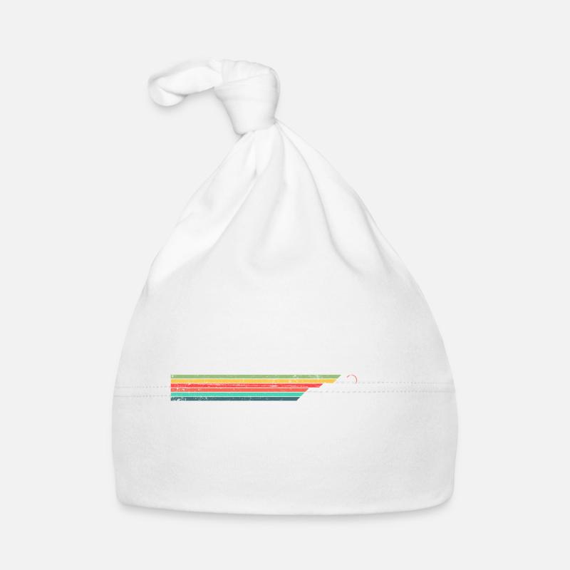 Mountain Ridge Regenbogen-Streifen Baby Bio-Mütze
