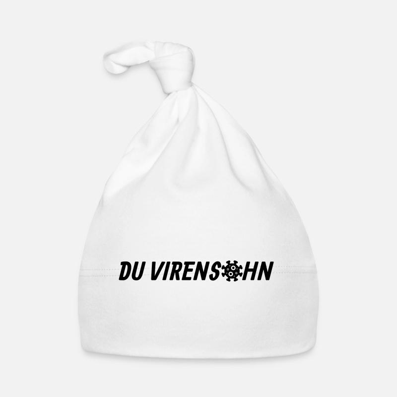 You son of a virus Organic Baby Cap
