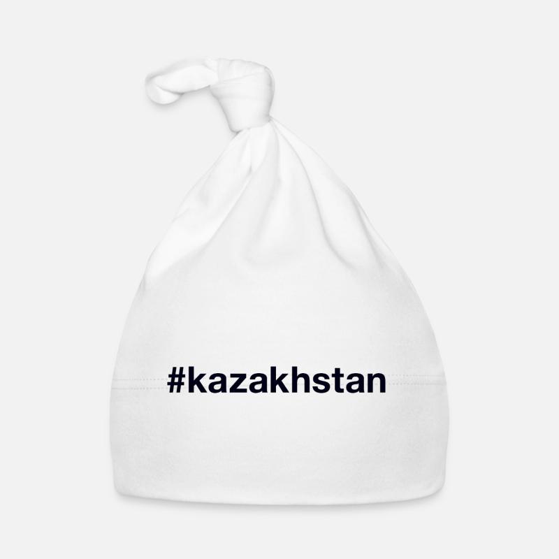 Kazakhstan Kasachstan Hashtag Organic Baby Cap
