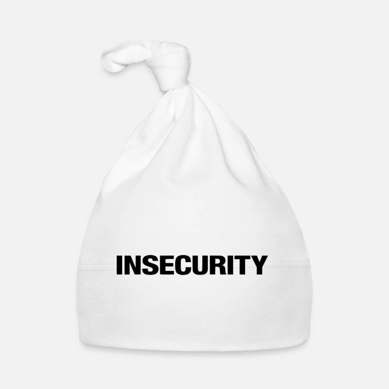 INSECURITY – Minimalist Uniform Style Statement Organic Baby Cap
