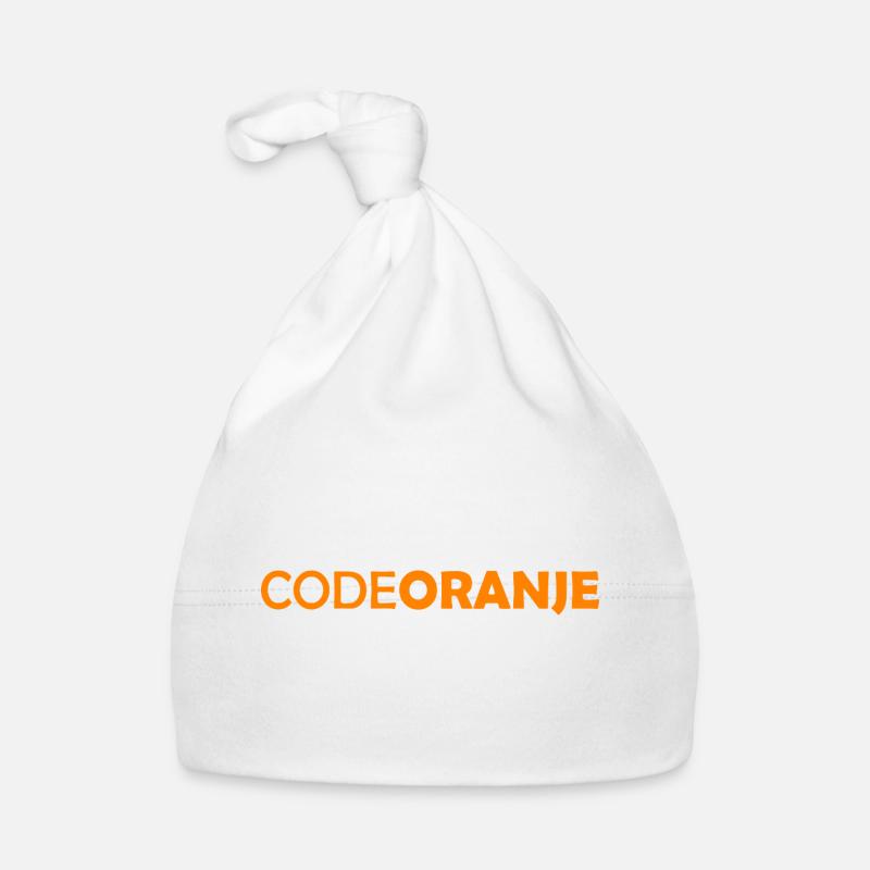 Code Oranje - Nederland - Netherlands Niederlande Baby Bio-Mütze