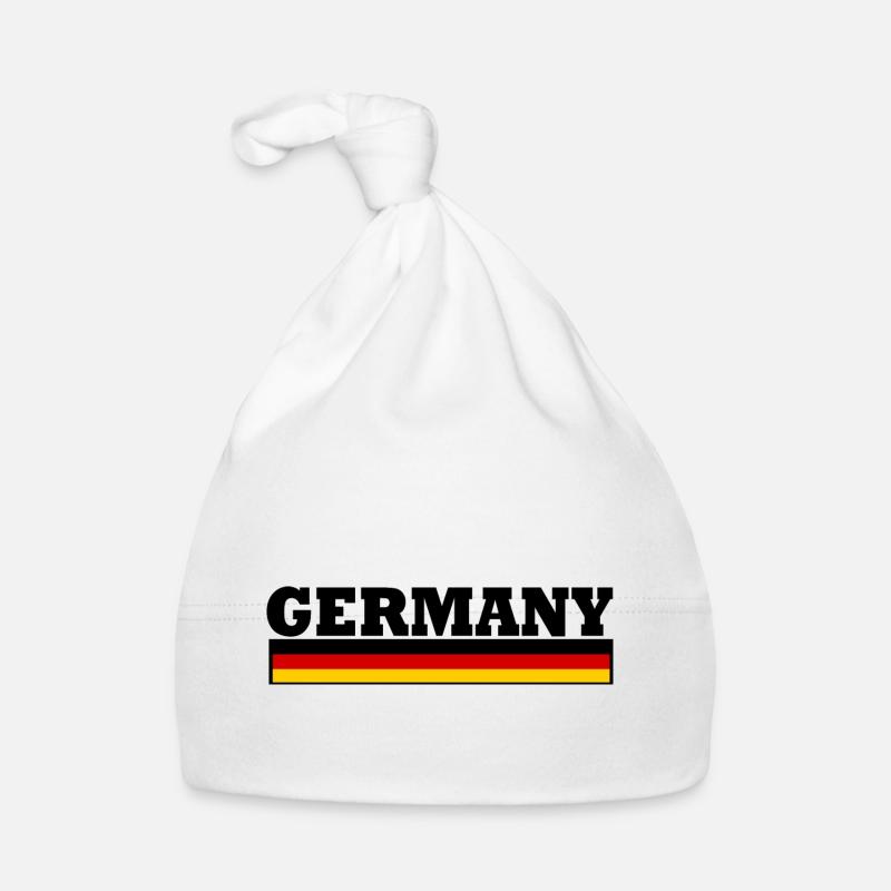 Germany Flag - Germany Organic Baby Cap