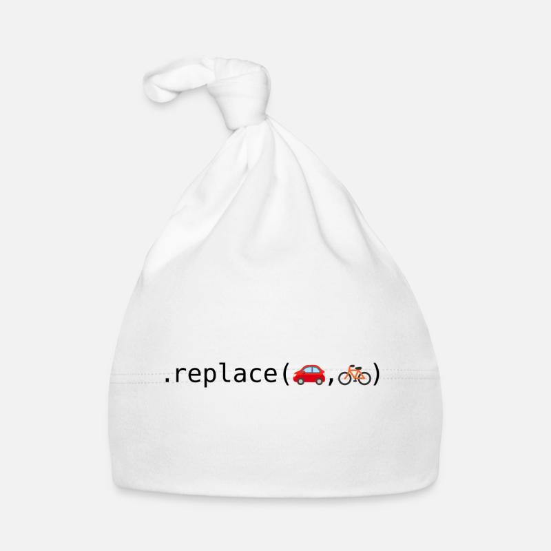 Remplacer les voitures par des vélos; Édition Python Bonnet bio Bébé