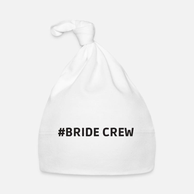 Bride Crew Wedding Party Crew (Équipage de mariage de mariée) Bonnet bio Bébé
