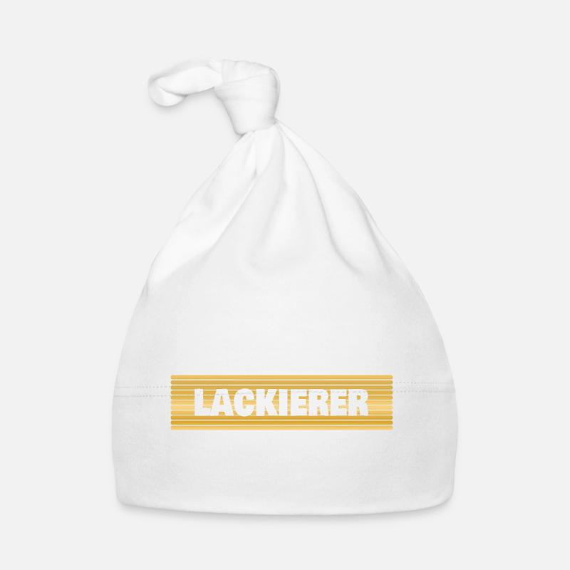 Lackierer als Beruf Baby Bio-Mütze
