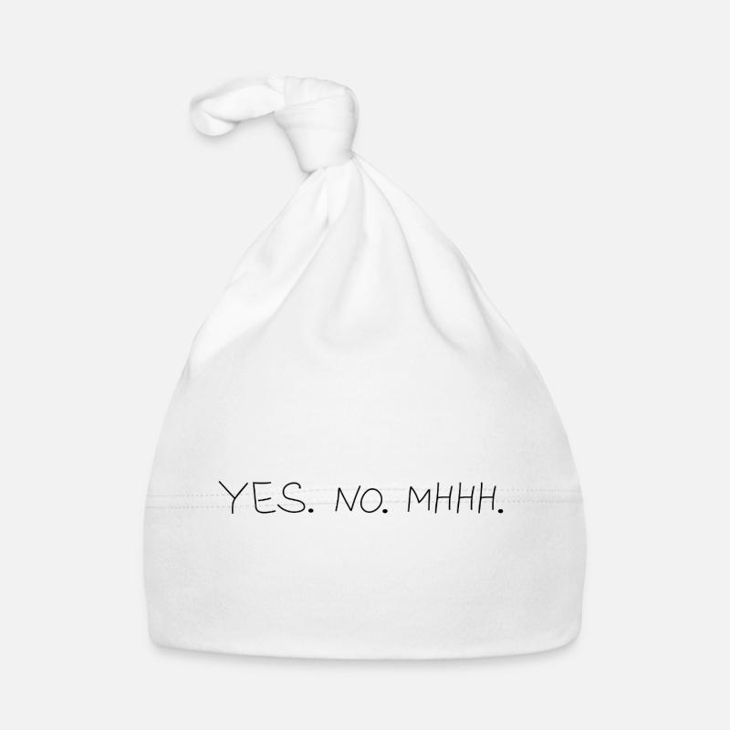Yes.No.Mhh. Baby Bio-Mütze