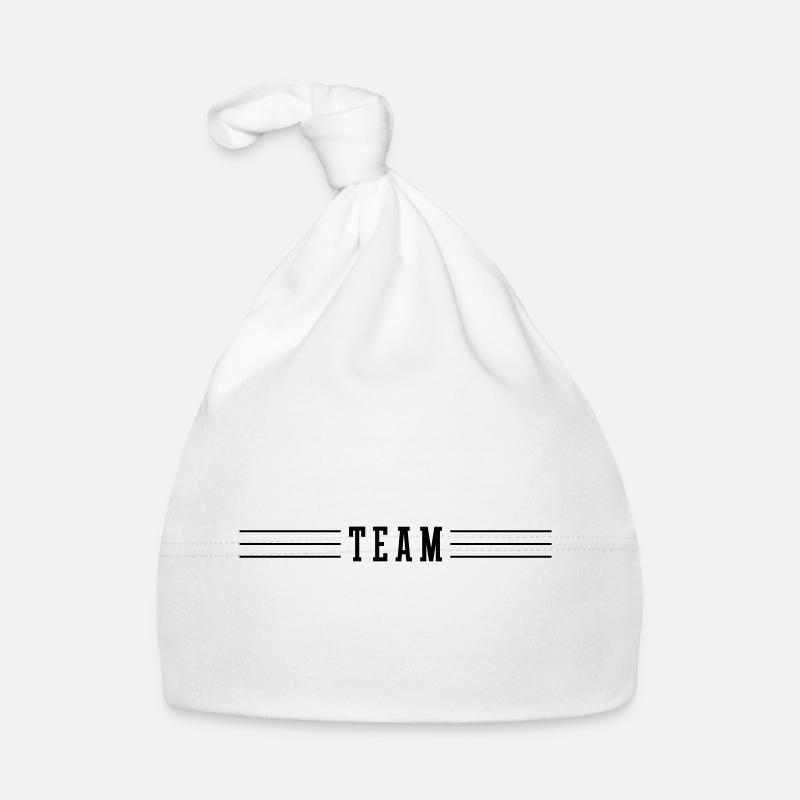 Team Strich Baby Bio-Mütze