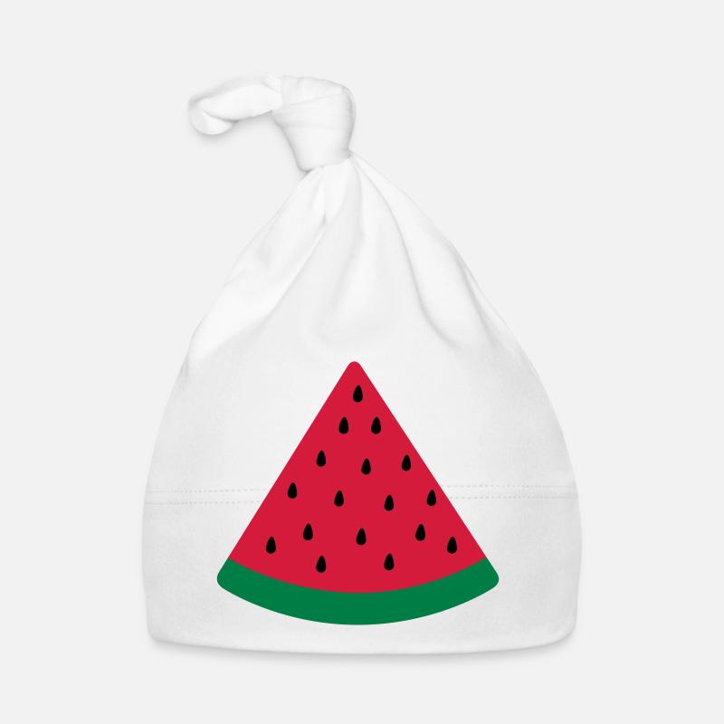 water melon slice Organic Baby Cap