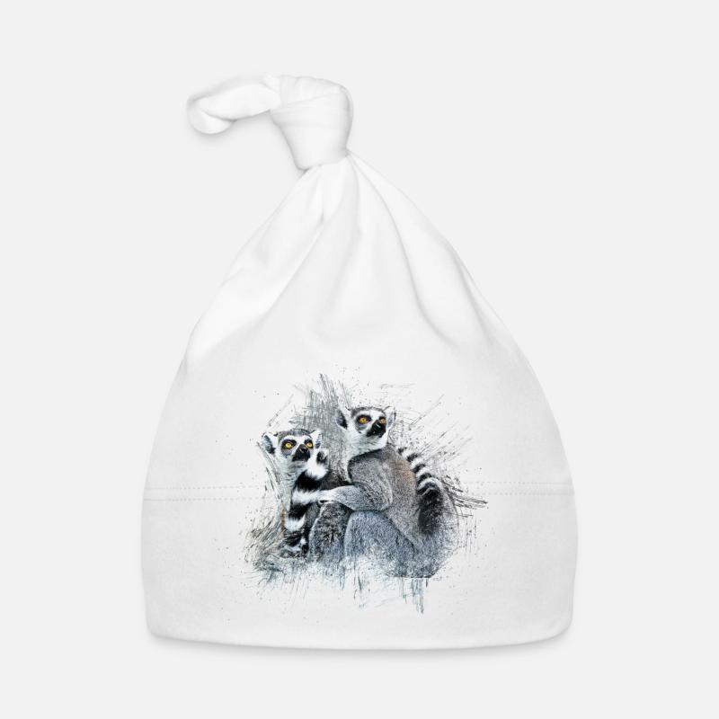 Lemur Baby Bio-Mütze