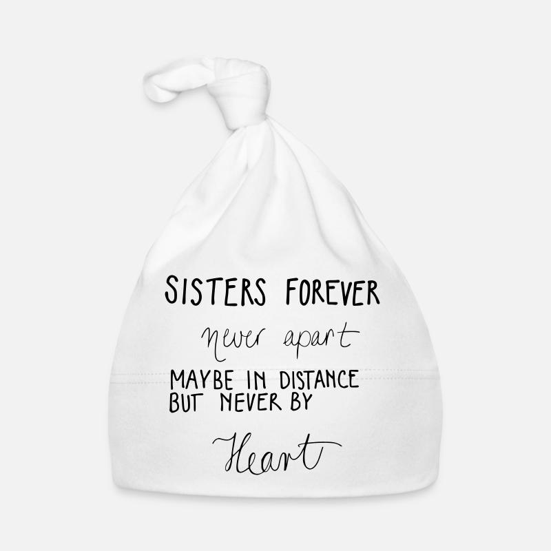 SISTERS FOREVER Organic Baby Cap