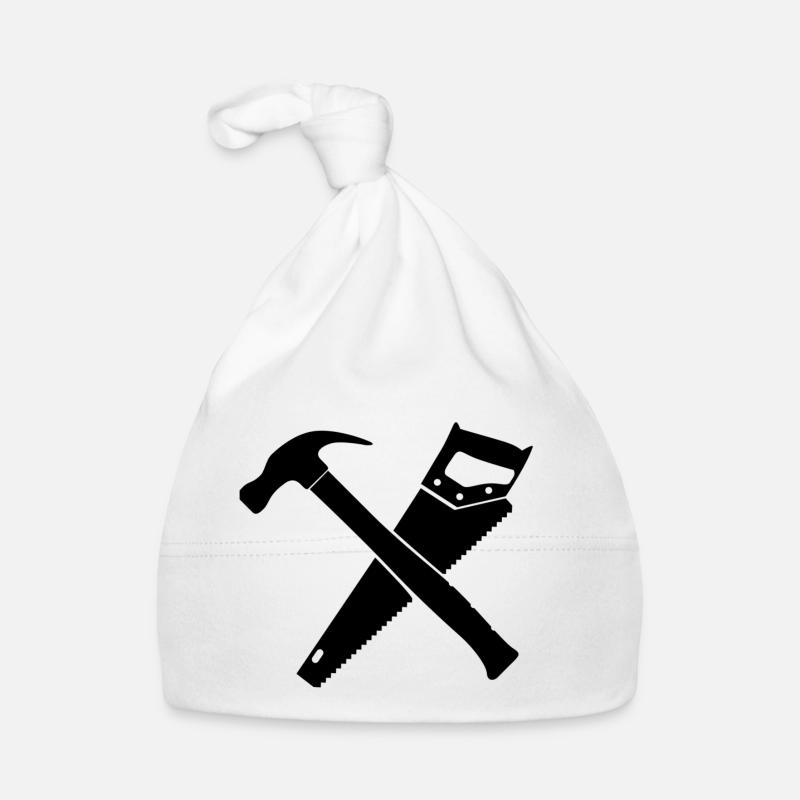 Marteau et sciagesDesign Bonnet bio Bébé