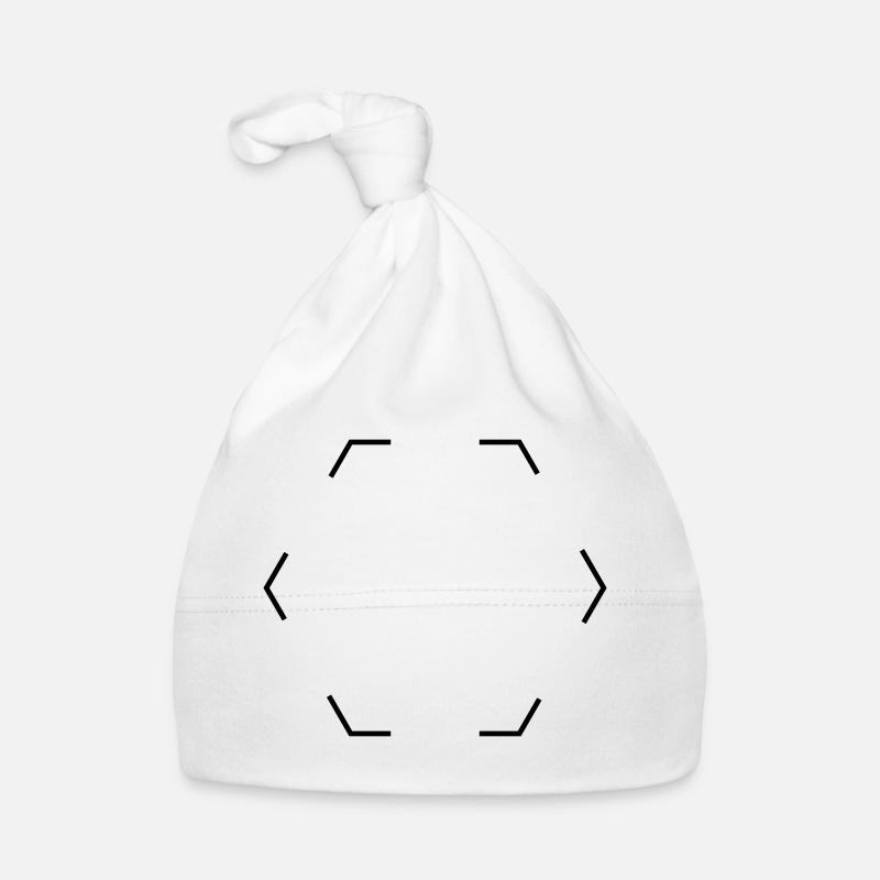 Hexagone pointillé Bonnet bio Bébé