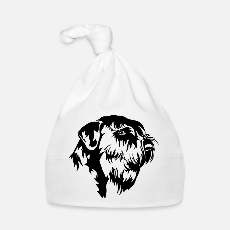 Tête de Schnauzer géant Bonnet bio Bébé