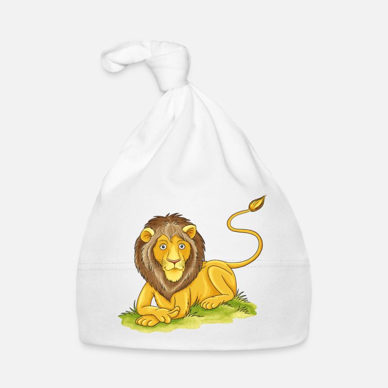 lässiger Löwe Baby Bio-Mütze