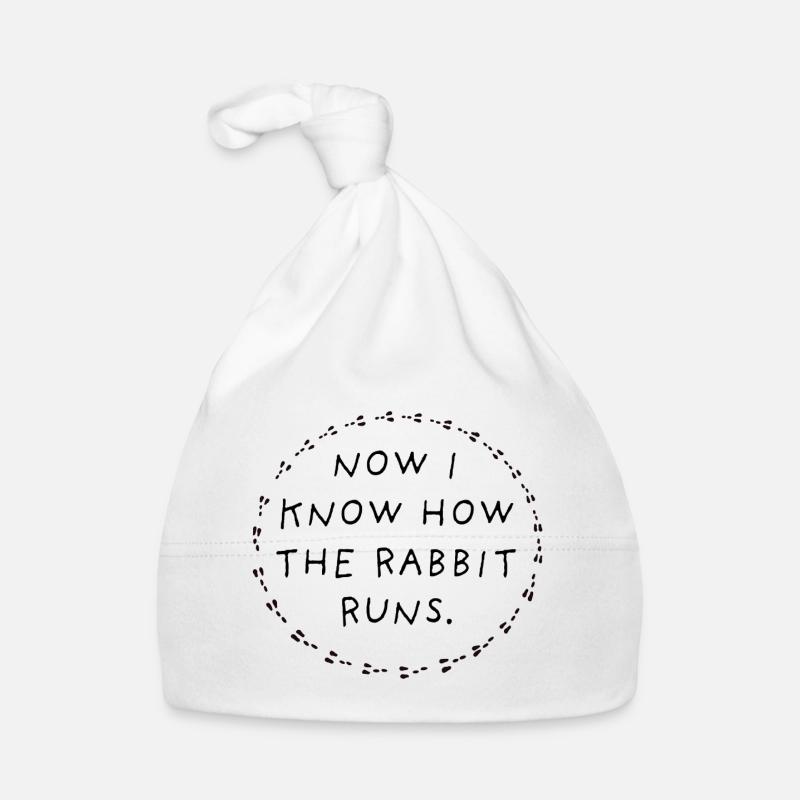 Now I know how the rabbit runs. Baby Bio-Mütze