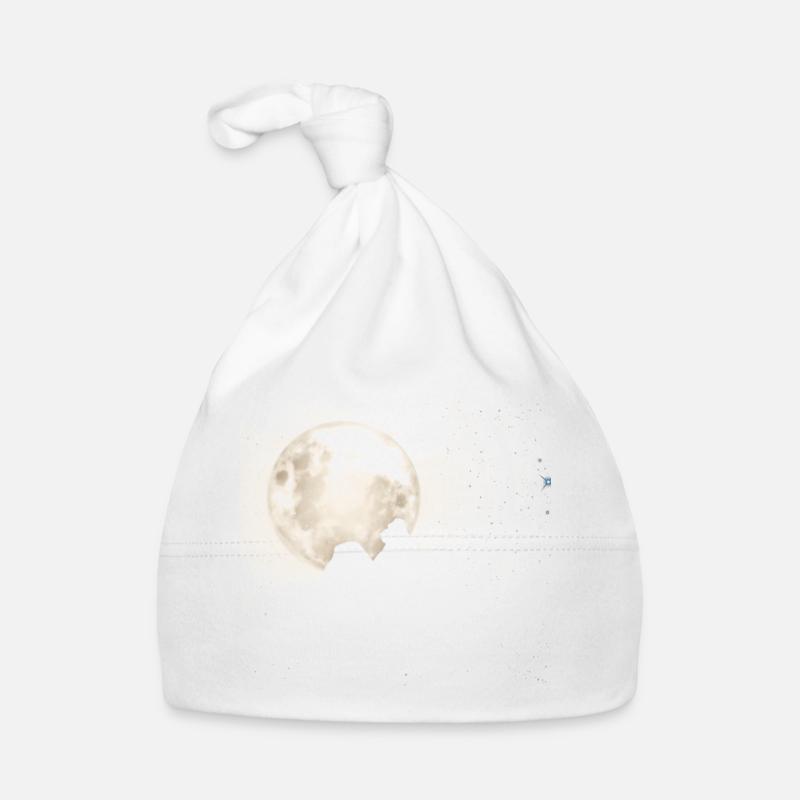 Gorilla Retro Vintage Style des années 80 - Bonnet bio Bébé - blanc