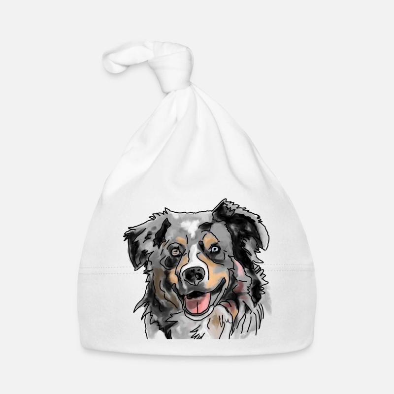 Australian Shepherd Baby Bio-Mütze
