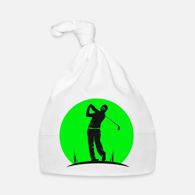 golf, golfing, golf vintage Bonnet bio Bébé