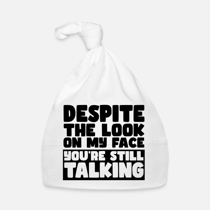 Despite my expression, you're still talking # Organic Baby Cap