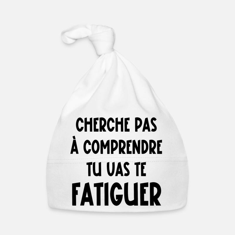 cherche pas à comprendre Bonnet bio Bébé