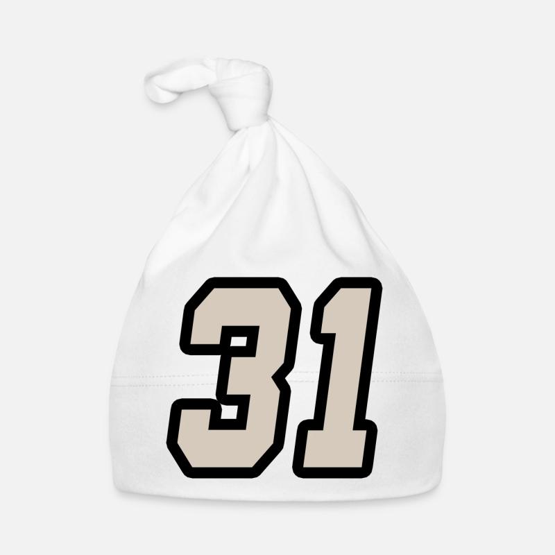 Nummer einunddreißig 31 Baby Bio-Mütze