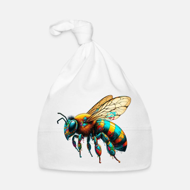 Bee Organic Baby Cap