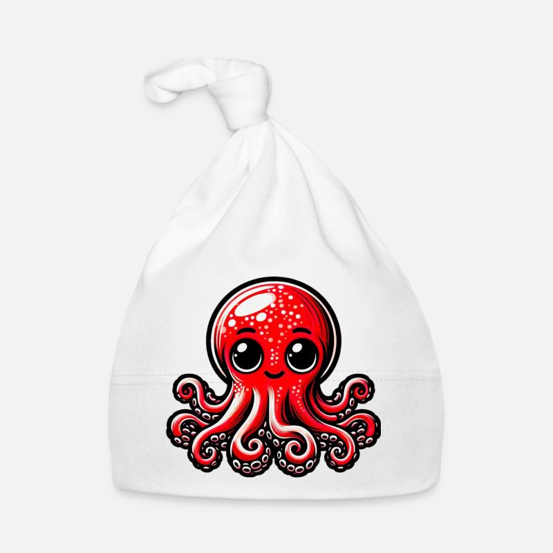 Krake Baby Bio-Mütze