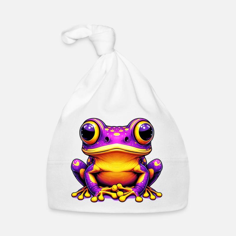 Frosch Baby Bio-Mütze