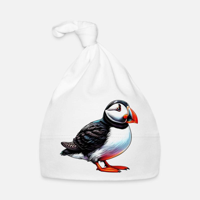 Macareux Bonnet bio Bébé
