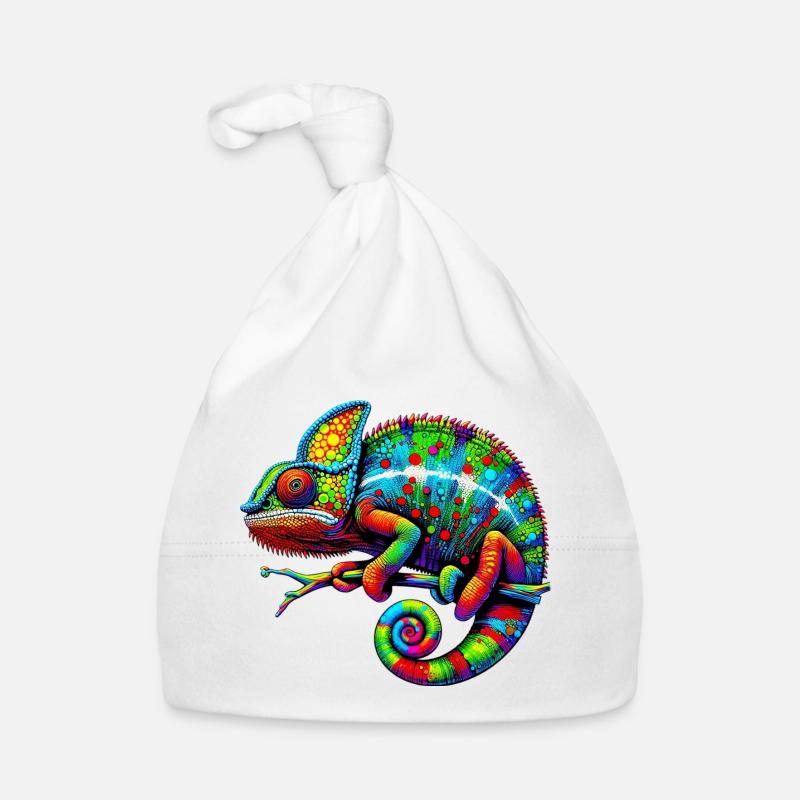 Chamäleon Baby Bio-Mütze