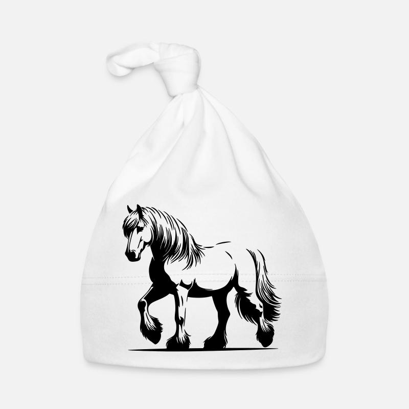 Horse Haflinger Organic Baby Cap