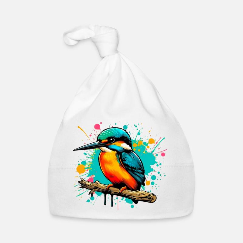 Eisvogel Baby Bio-Mütze