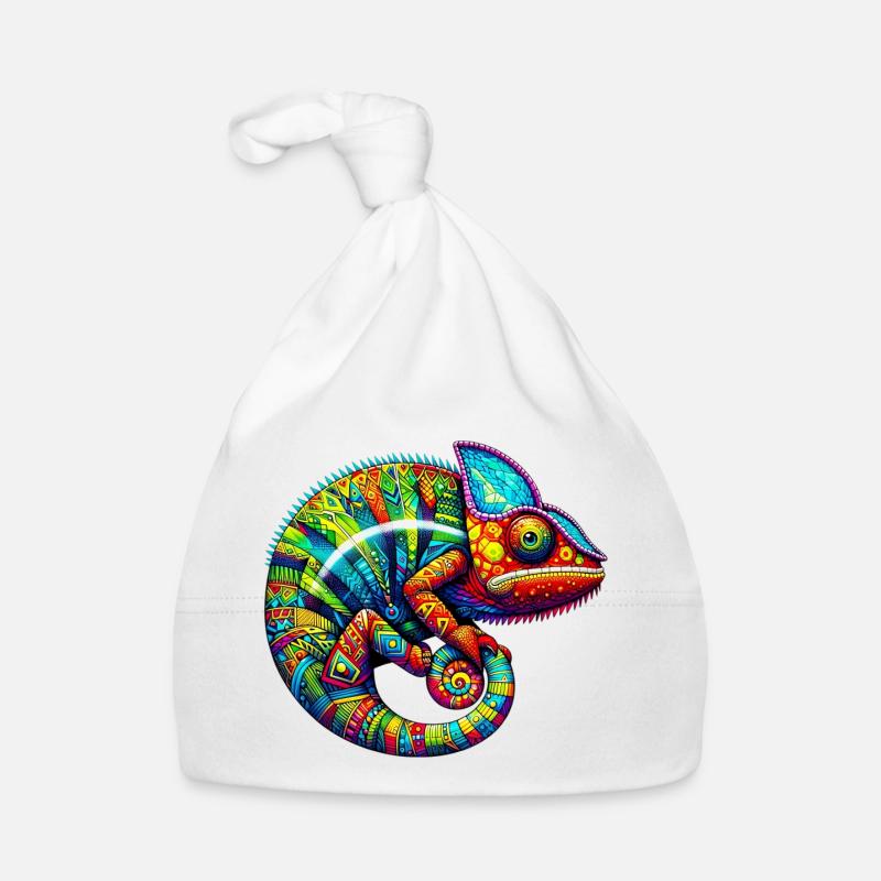 Chamäleon Baby Bio-Mütze