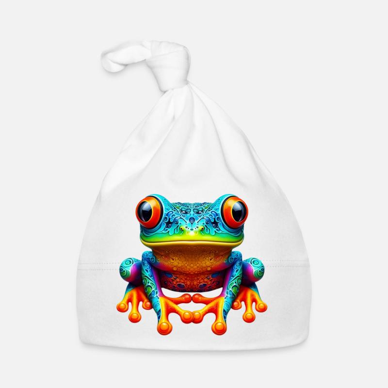 Frosch Baby Bio-Mütze