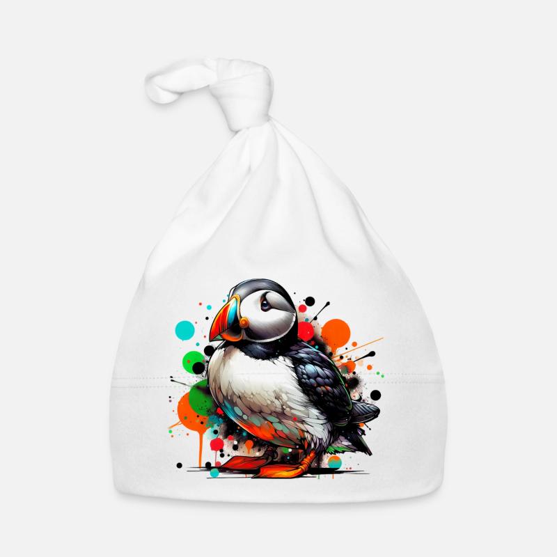 Papageitaucher Baby Bio-Mütze