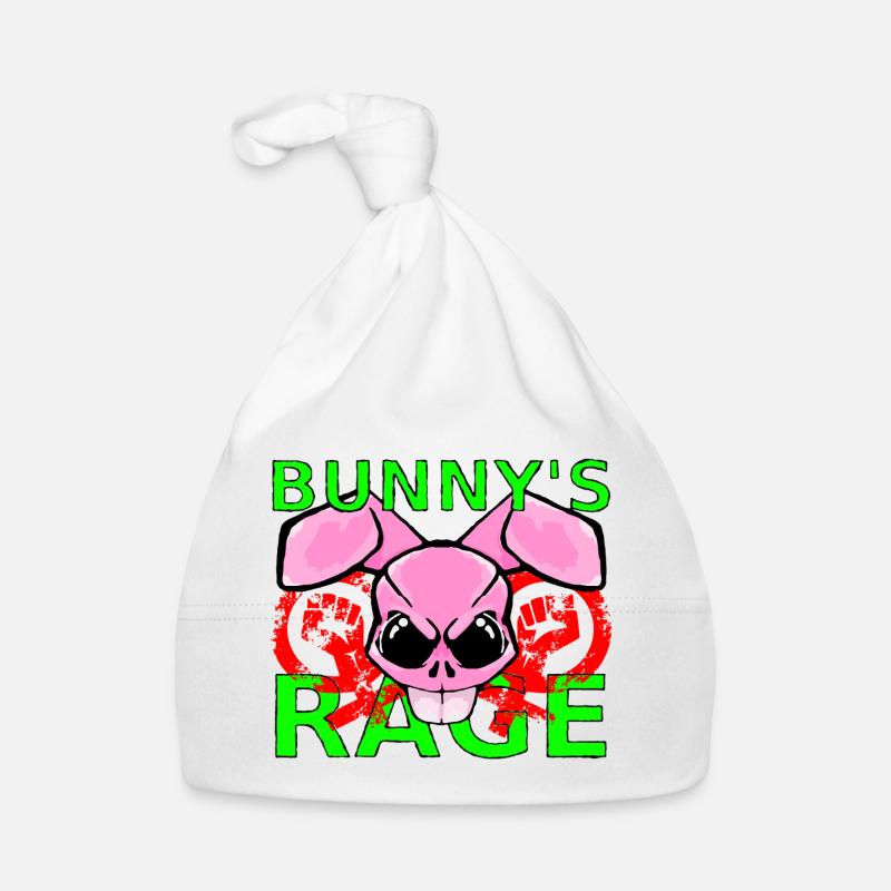 Lapin enragé Bonnet bio Bébé