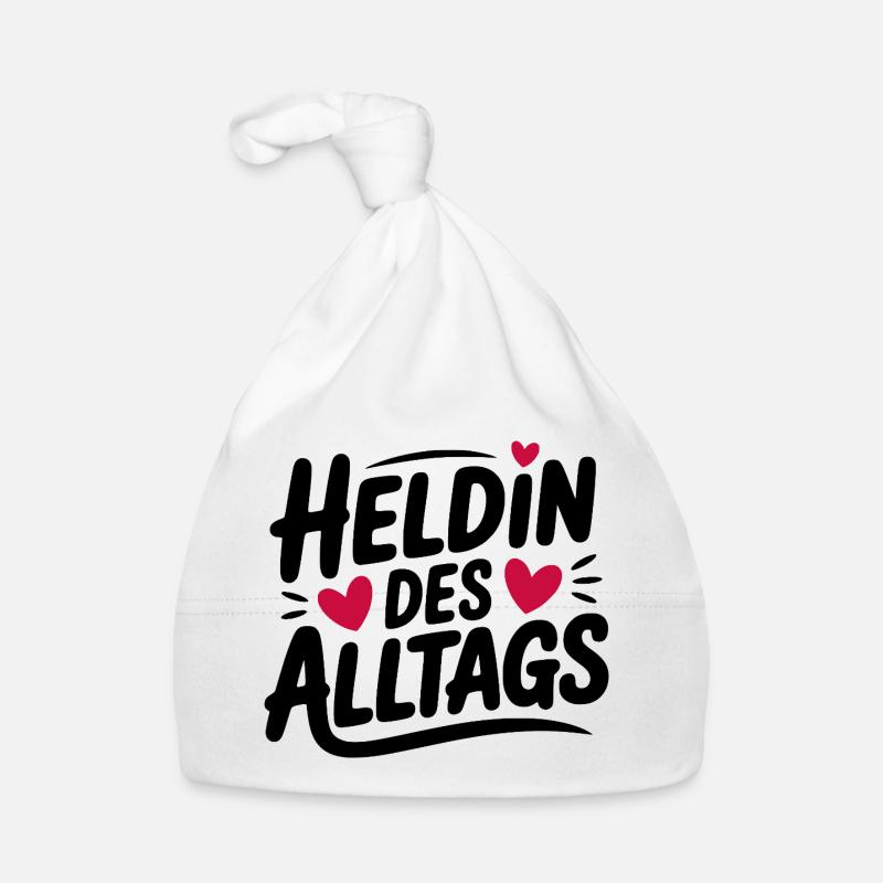 Heldin des Alltags Design Baby Bio-Mütze